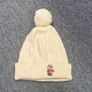 Kids one size fits all polo knitt beanie